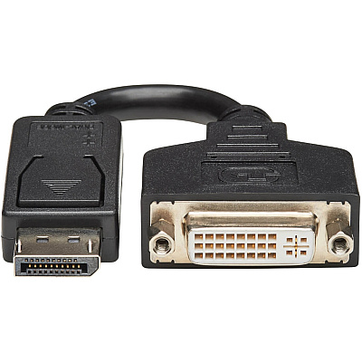 Eaton Tripp Lite Series DisplayPort to DVI-I Adapter Cable (M/F), 6 in. (15.2 cm) (P134000)