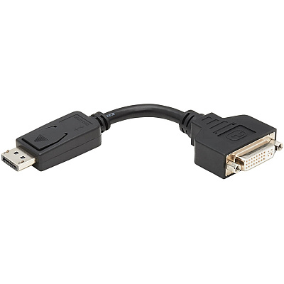 Eaton Tripp Lite Series DisplayPort to DVI-I Adapter Cable (M/F), 6 in. (15.2 cm) (P134000)