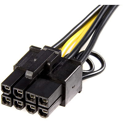 StarTech Pcie 6 Pin To 8 Pin Power Adapter Cable (PCIEX68ADAP)