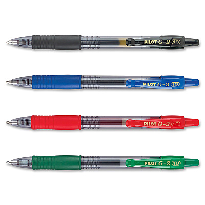 Pilot G2 Retractable Gel Ink Rollerball Pens (PIL31255)