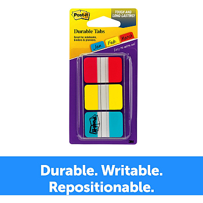 Post-it Durable Tabs (MMM686RYBT)