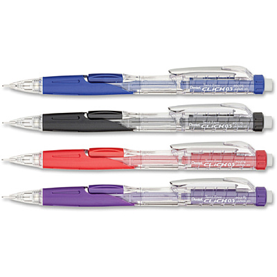 Pentel .5mm Twist Erase Click Mechanical Pencils (PENPD275TLEBP)