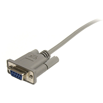 StarTech 25ft Cross Wired Serial Null Modem Cable (SCNM9FF25)