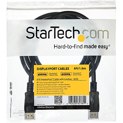 StarTech 25ft Latching Displayport Cable (DISPLPORT25L)