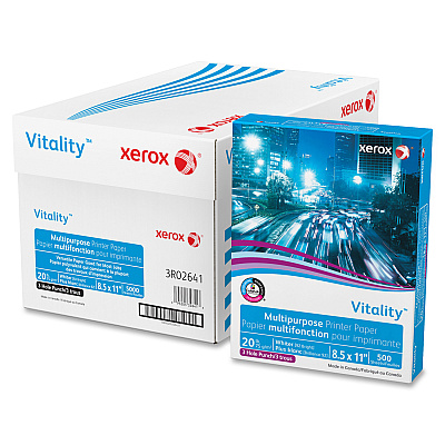 Xerox Vitality 3-Hole Punched Inkjet Print Copy & Multipurpose Paper (XER3R02641)