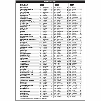 House of Doolittle Recycled Daily/Monthly 24/7 Appointment Planner (289632)