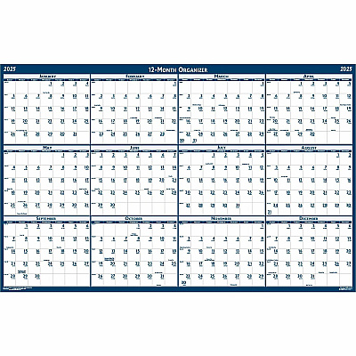 House of Doolittle Dated 66" Laminated Wall Planner (3962)