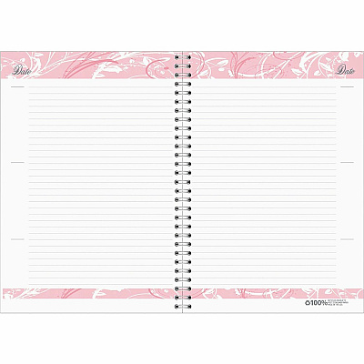 House of Doolittle BCA Pink Cover Monthly Wirebound Journal (5226)