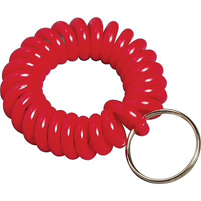 Baumgartens Plastic Wrist Coil Key Chains (BAUKC7000)