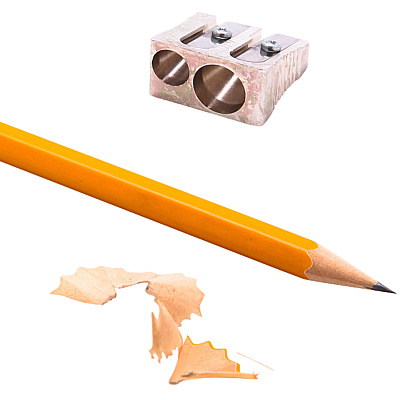 Baumgartens Two-hole Metal Pencil sharpener (BAUMR2110)
