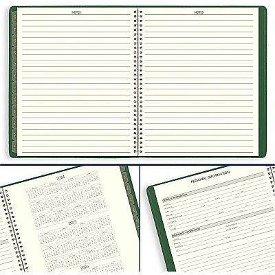 AT-A-GLANCE Recycled Monthly Planner, 11 x 9, Green Cover, 13-Month: Jan 2026 to Jan 2027 (70260G60)