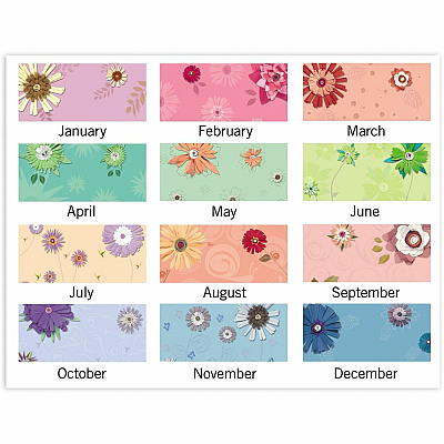 AT-A-GLANCE Paper Flowers Desk Pad, Floral Artwork, 22 x 17, Black Binding, Clear Corners, 12-Month (Jan to Dec): 2026 (5035)