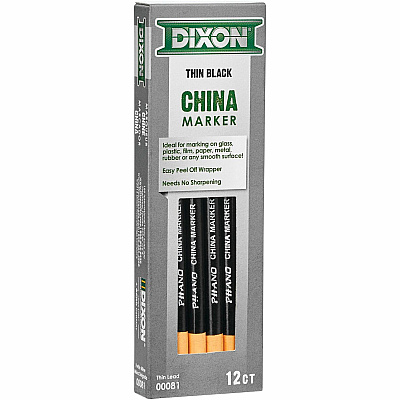 Dixon Phano Nontoxic China Markers (DIX00081)