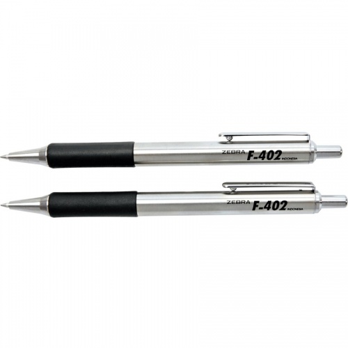 Zebra STEEL 4 Series F-402 Retractable Ballpoint Pen (29212)