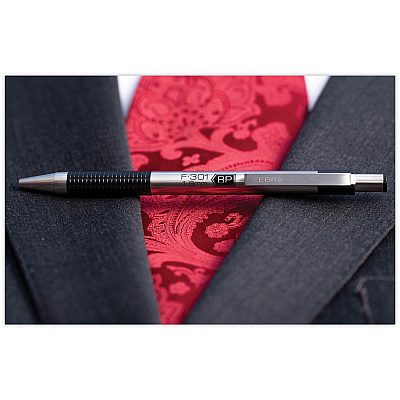 Zebra Pen F-301 Stainless Steel Ballpoint Pens (ZEB27112)