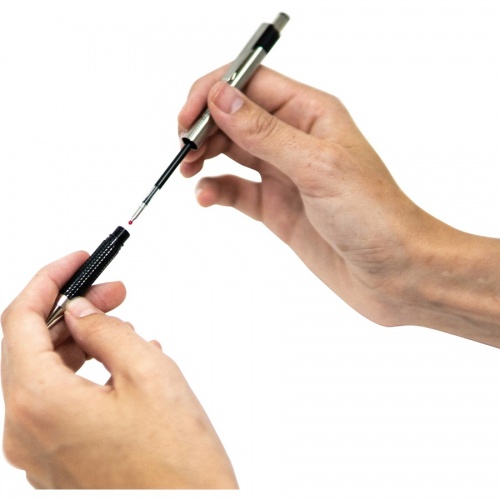 Zebra Pen F-301 Stainless Steel Ballpoint Pens (27112)