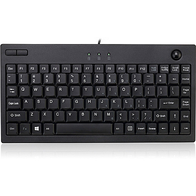 Adesso Miniusb Keyboard W/optical Trackball (bl (AKB310UB)