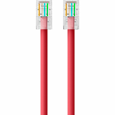 Belkin Cable,cat6,utp,rj45m/m,25 ,red,patch (A3L98025RED)