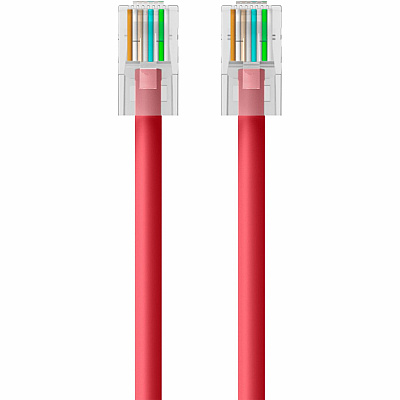 Belkin Cable,cat6,utp,rj45m/m,25 ,red,patch (A3L98025RED)