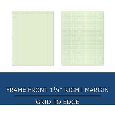 Roaring Spring 5x5 Grid Engineering Pad (ROA95589)