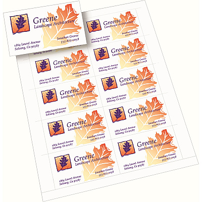Avery Clean Edge Business Cards, 2" x 3.5" , White, 200 (08871)