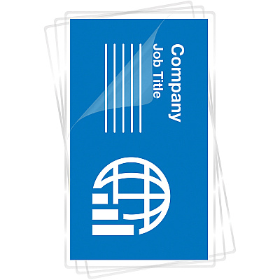 Fellowes Business Card Glossy Laminating Pouches (FEL52059)