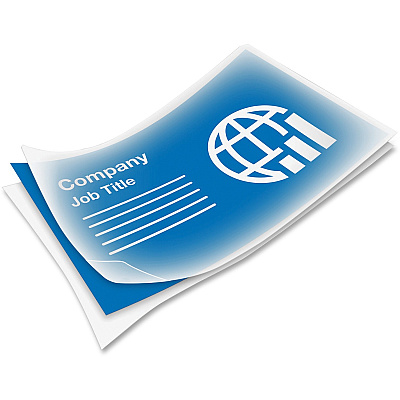 Fellowes Business Card Glossy Laminating Pouches (FEL52059)
