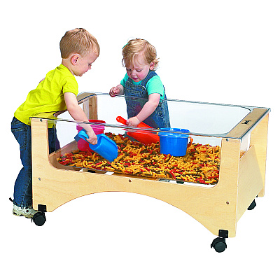Jonti-Craft Rainbow Accents Toddler See-thru Sensory Table (2872JC)