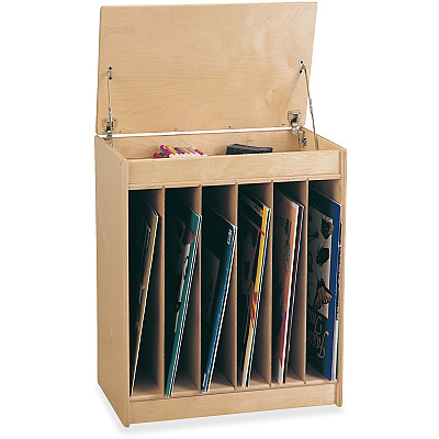 Jonti-Craft Rainbow Accents Big Book Write-n-Wipe Easel (0543JC)