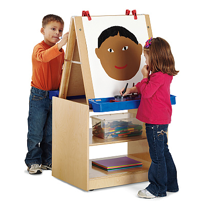 Jonti-Craft Rainbow Accents Multi-Station Art Center (0289JC)