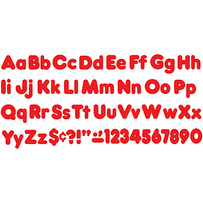 TREND Red 4" Casual Combo Ready Letters Set (TEPT79902)