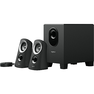 Logitech Z313 2.1 Speaker System - 25 W RMS - Black (LOG980000382)