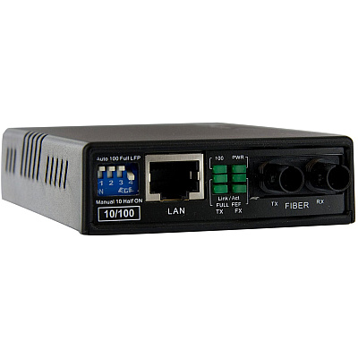 StarTech Mm Fiber Ethernet Media Converter St 2km (MCM110ST2)