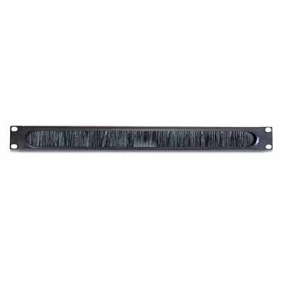APC 1u Cable Pass Through W/ Brush Black (AR8429)
