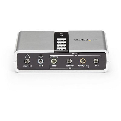 StarTech Usb Audio Adapter External Sound Card (ICUSBAUDIO7D)