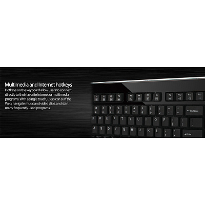 Adesso Slimtouch Usb Full Size Touchpad Keyboar (AKB440UB)