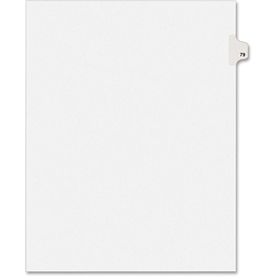 Kleer-Fax Numeric Laminated Tab Index Dividers (KLF91079)