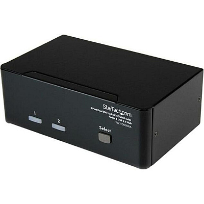 StarTech 2 Port Dual Dvi Usb Kvm Switch (SV231DD2DUA)