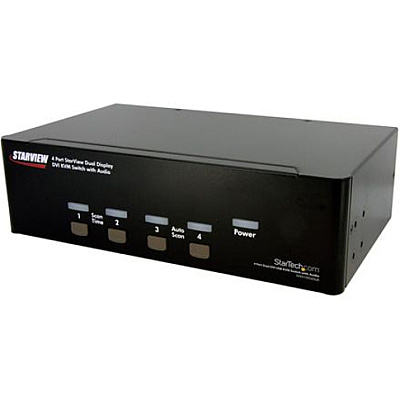 StarTech 4 Port Dual Dvi Usb Kvm Switch (SV431DD2DUA)