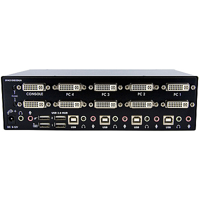 StarTech 4 Port Dual Dvi Usb Kvm Switch (SV431DD2DUA)