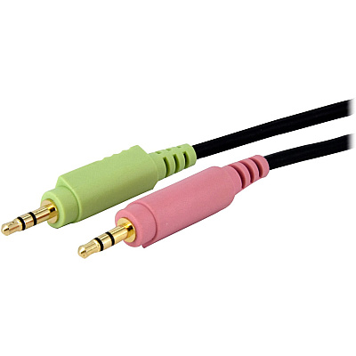 StarTech 4-in-1 Usb Dvi Kvm Switch Cable W/ Audio (DVID4N1USB6)