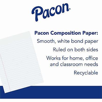 Pacon Composition Paper - Government - Letter (PAC2431)