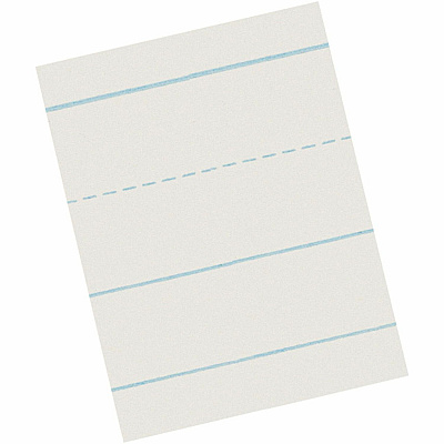 Pacon Skip - A - Line Ruled Newsprint - Letter (PAC2631)