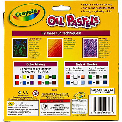 Crayola Jumbo-sized Oil Pestels (CYO524628)