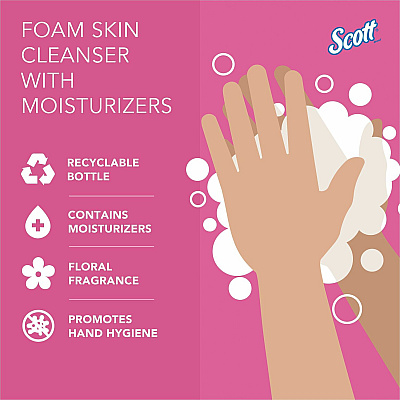 Scott Foam Skin Cleanser w/Moisturizers (KCC91552)
