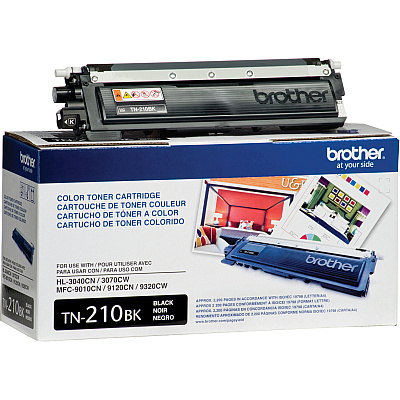 Brother Genuine TN210BK Black Toner Cartridge
