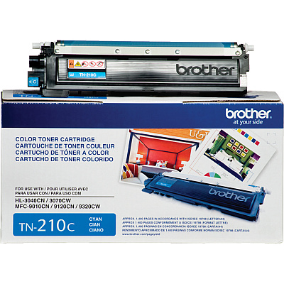 Brother Genuine TN210C Cyan Toner Cartridge