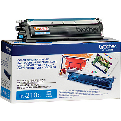 Brother Genuine TN210C Cyan Toner Cartridge