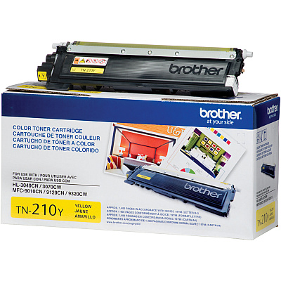 Brother Genuine TN210Y Yellow Toner Cartridge