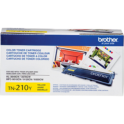 Brother Genuine TN210Y Yellow Toner Cartridge